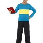 Jumper, Blue with Yellow Stripe