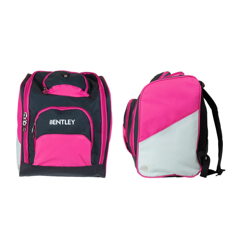 pink ski bag