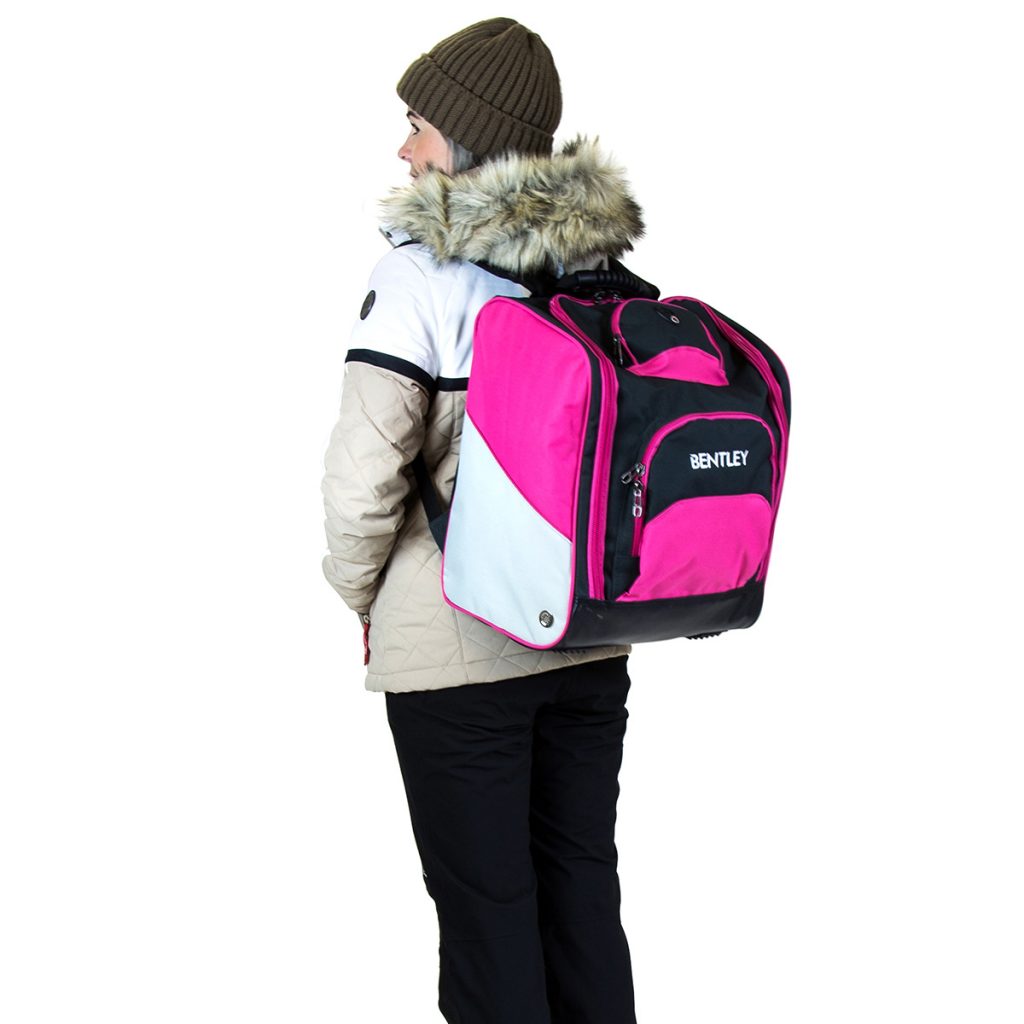 pink ski bag